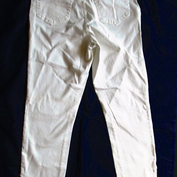 WOMEN'S WHITE JEANS-SMALL (4-6)-ZEZA B-NEW - Picture 4 of 4